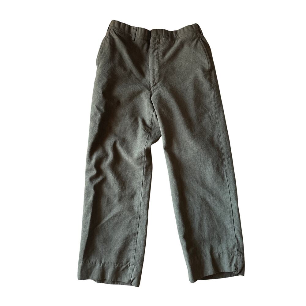 Vintage Military Choctaw Type II Class 6 OG Serpe Green Wool 31x29 Trouser Pants